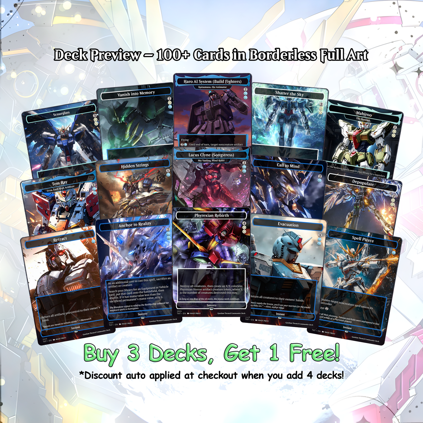 Mendicant Core Commander cEDH Deck - Mendicant Core Commander Magic Commander - Magic Proxy Deck with 160+ Unique Cards - Custom Cards MTG Proxy for Casual Play