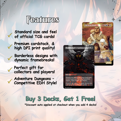 Custom Guts Voltron MTG Deck – Unique Proxy Cards