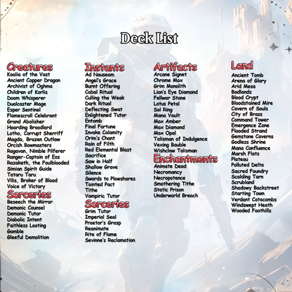 Halo Infinite Commander cEDH Deck - Halo Infinite Commander Magic Commander - Magic Proxy Deck with 170+ Unique Cards - Custom Cards MTG Proxy for Casual Play