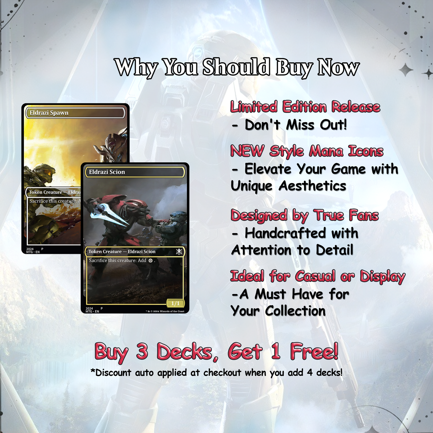 Halo Infinite Commander Deck • Halo Infinite themed Mtg Proxy Deck • Halo. Armor. • Mtg Deck Box • Proxy Custom Card • MTG Proxy Cards • Edh Deck