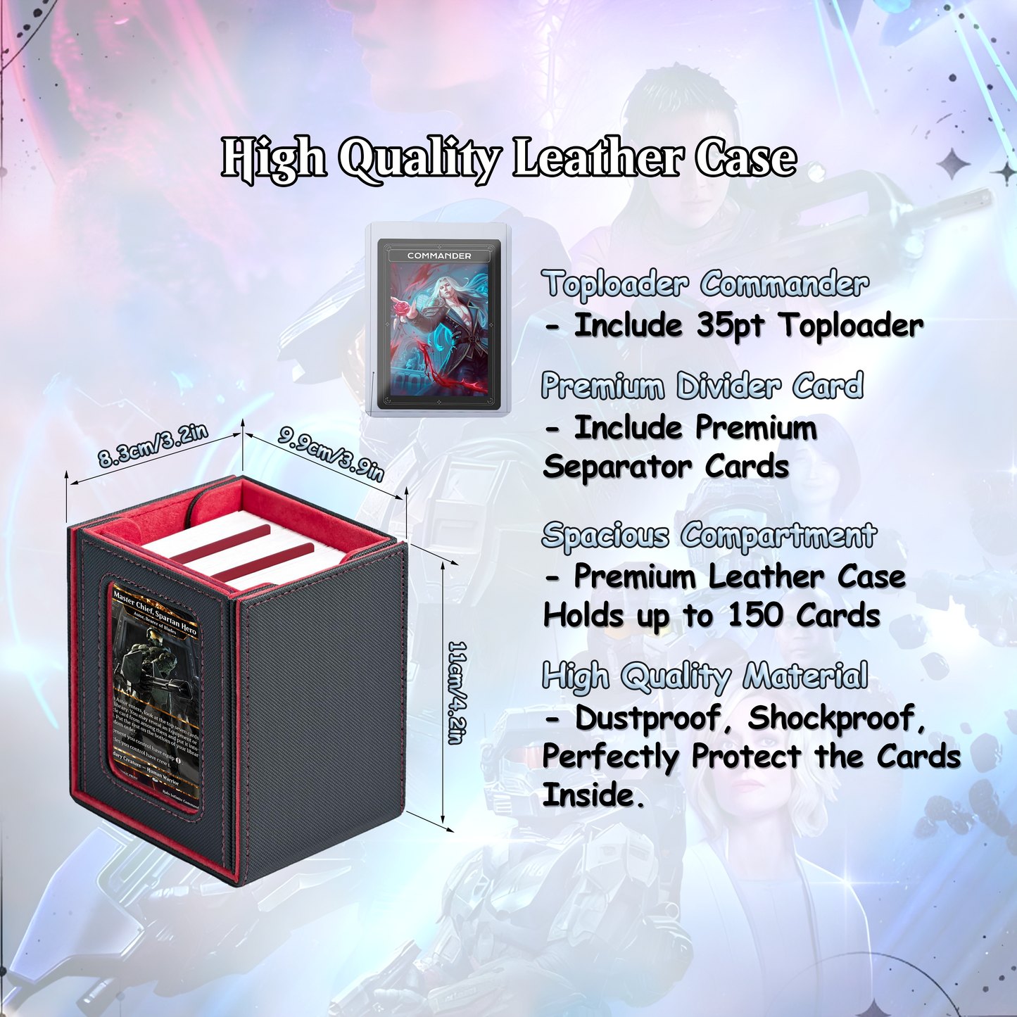 Halo Infinite Commander Deck • Halo Infinite themed Mtg Proxy Deck • Halo. Armor. • Mtg Deck Box • Proxy Custom Card • MTG Proxy Cards • Edh Deck