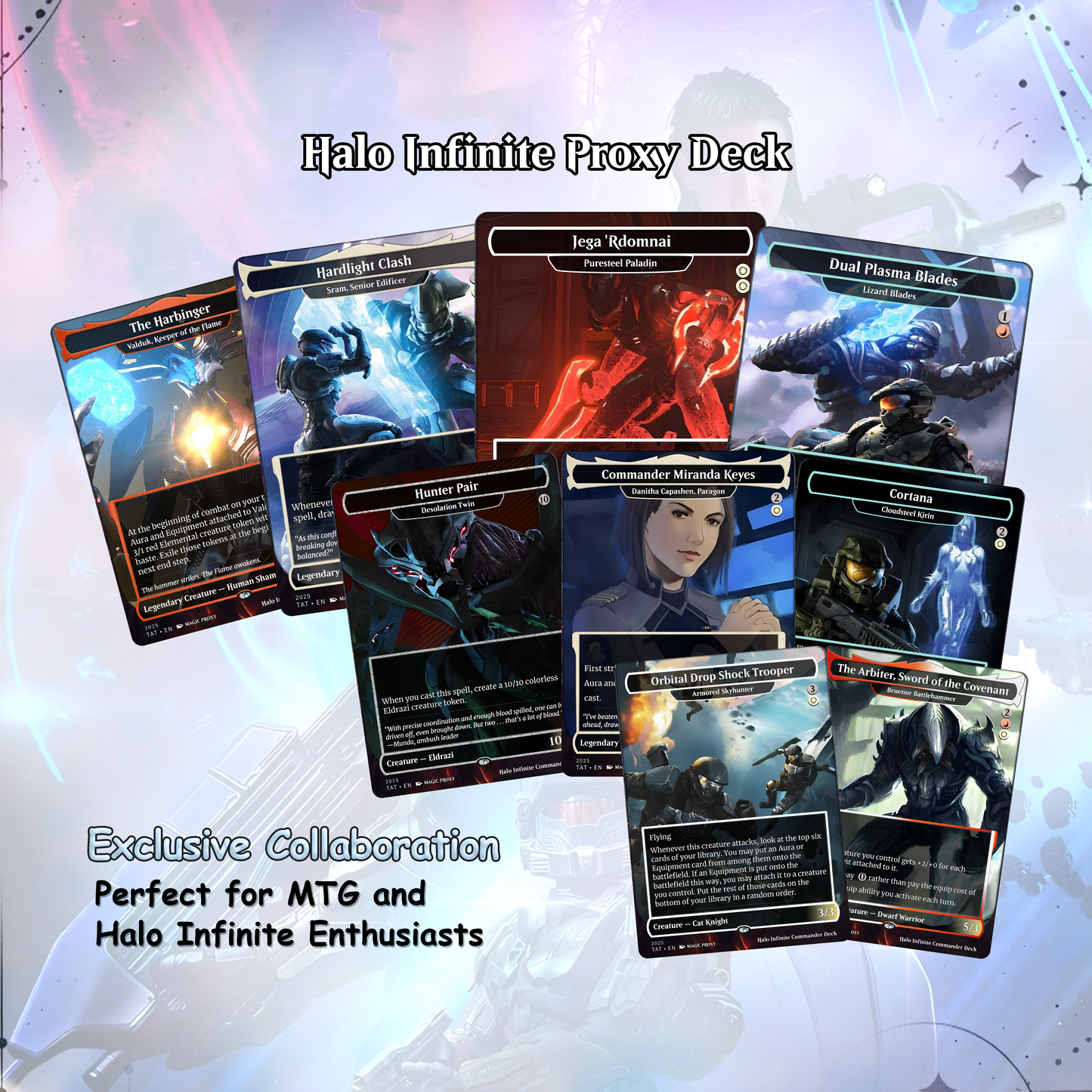 Halo Infinite Commander Deck • Halo Infinite themed Mtg Proxy Deck • Halo. Armor. • Mtg Deck Box • Proxy Custom Card • MTG Proxy Cards • Edh Deck
