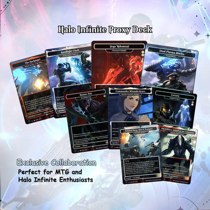 Halo Infinite Commander Deck • Halo Infinite themed Mtg Proxy Deck • Halo. Armor. • Mtg Deck Box • Proxy Custom Card • MTG Proxy Cards • Edh Deck