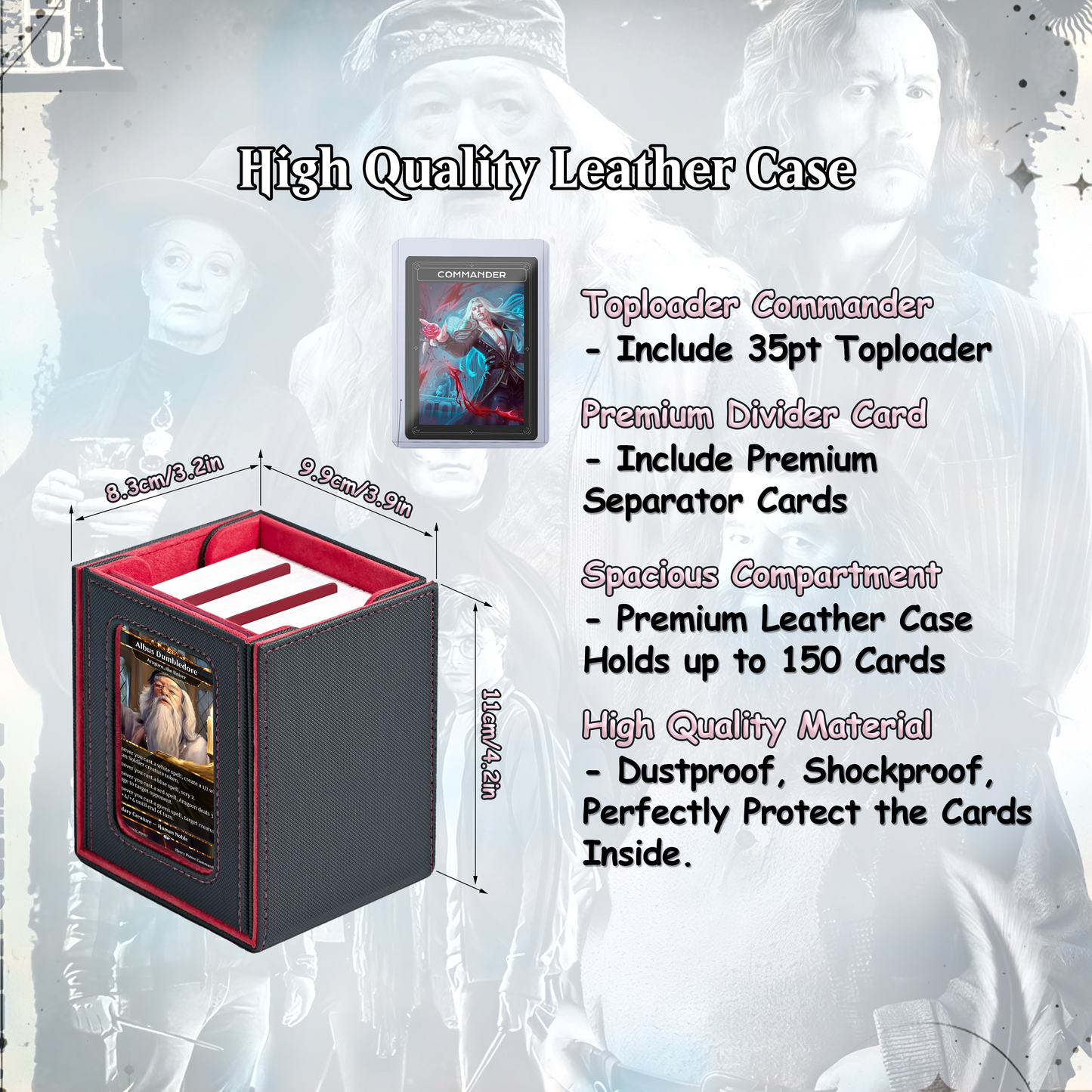 Harry Potter Dumbledore's Army MTG Commander Deck - Complete Custom EDH Deck Magic Proxy Cards Proxies Complete