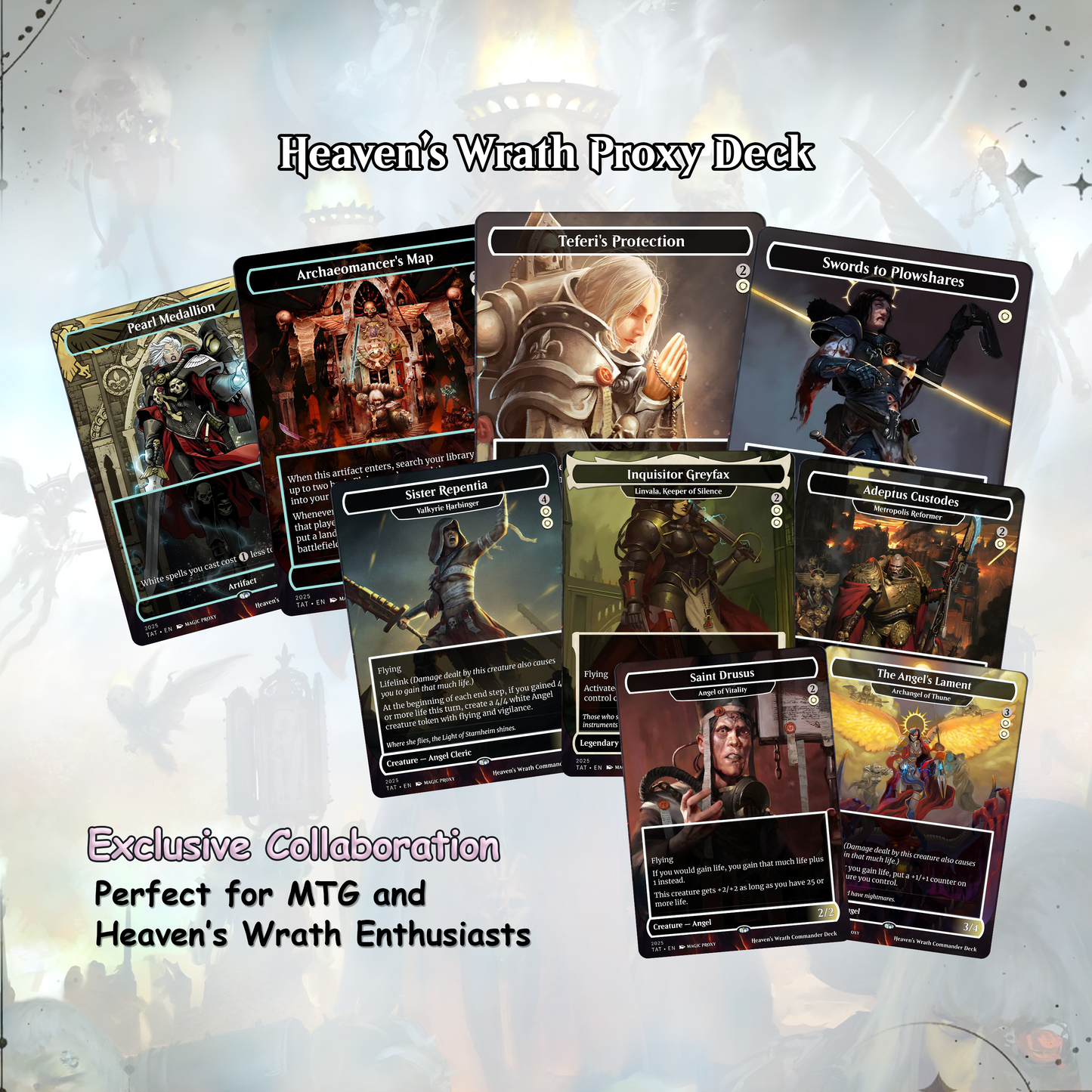 Heaven’s Wrath – Giada’s Space Nun Angel Crusade | Custom EDH Commander Deck