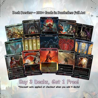 Heaven’s Wrath – Giada’s Space Nun Angel Crusade | Custom EDH Commander Deck