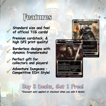 Heaven’s Wrath – Giada’s Space Nun Angel Crusade | Custom EDH Commander Deck