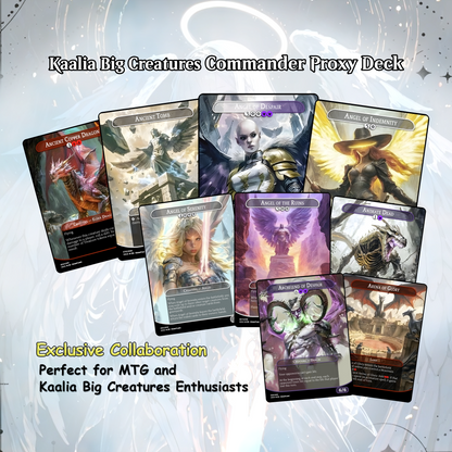 Kaalia Big Creatures - 120 Proxy Cards - Commander EDH Deck - High Quality Altered Cards - Full ManaFlame Deck