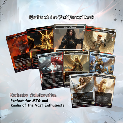 Kaalia of the Vast - Commander EDH Deck - With Tokens - MTG Full Proxy Deck, Altered Cards cEDH