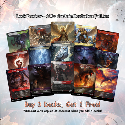 Kaalia of the Vast - Commander EDH Deck - With Tokens - MTG Full Proxy Deck, Altered Cards cEDH