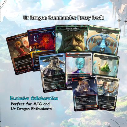Saviors of Hyrule Commander cEDH Deck - Saviors of Hyrule Commander Magic Commander - Magic Proxy Deck with 160+ Unique Cards - Custom Cards MTG Proxy for Casual Play