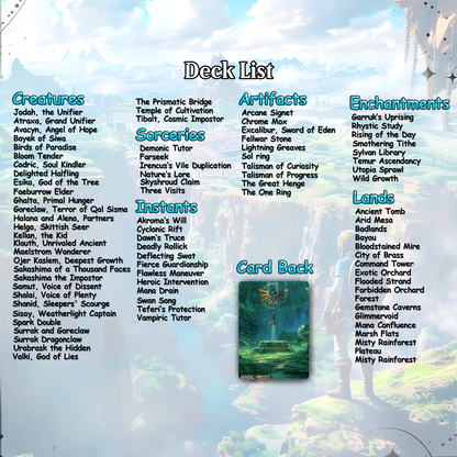 Saviors of Hyrule Commander cEDH Deck - Saviors of Hyrule Commander Magic Commander - Magic Proxy Deck with 160+ Unique Cards - Custom Cards MTG Proxy for Casual Play