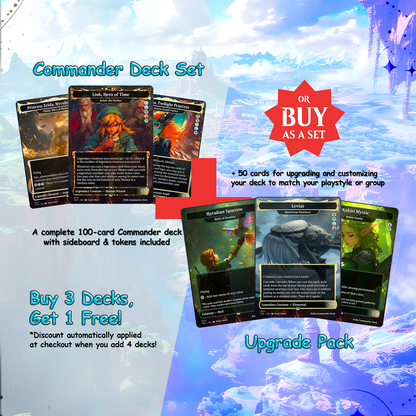 Saviors of Hyrule Commander cEDH Deck - Saviors of Hyrule Commander Magic Commander - Magic Proxy Deck with 160+ Unique Cards - Custom Cards MTG Proxy for Casual Play