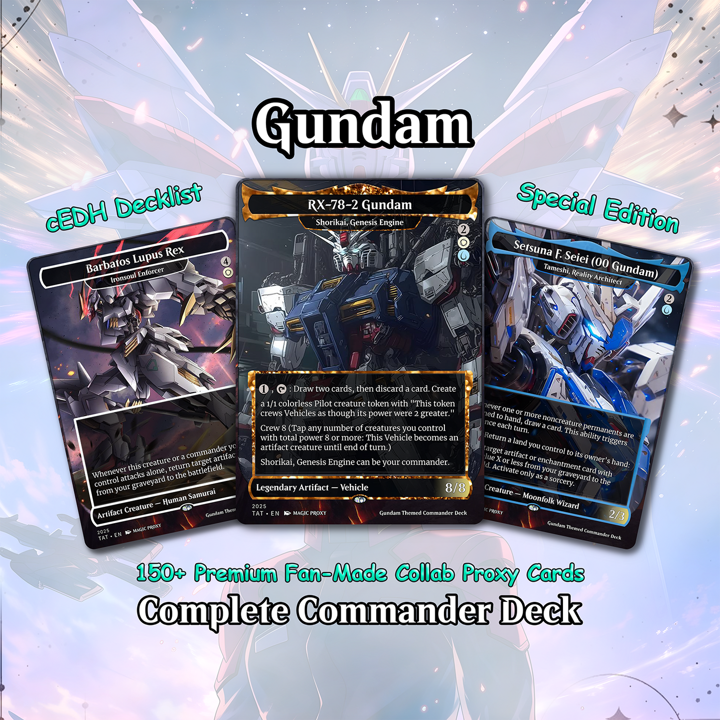 Mendicant Core Commander cEDH Deck - Mendicant Core Commander Magic Commander - Magic Proxy Deck with 160+ Unique Cards - Custom Cards MTG Proxy for Casual Play