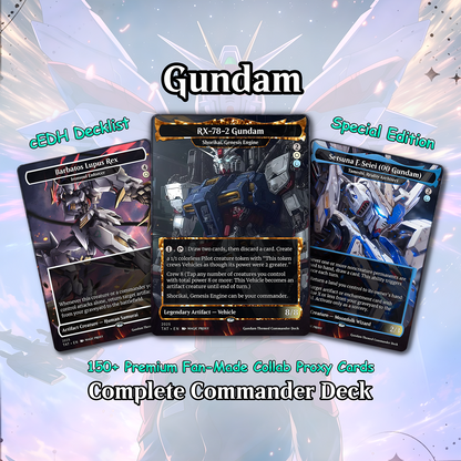 Mendicant Core Commander cEDH Deck - Mendicant Core Commander Magic Commander - Magic Proxy Deck with 160+ Unique Cards - Custom Cards MTG Proxy for Casual Play