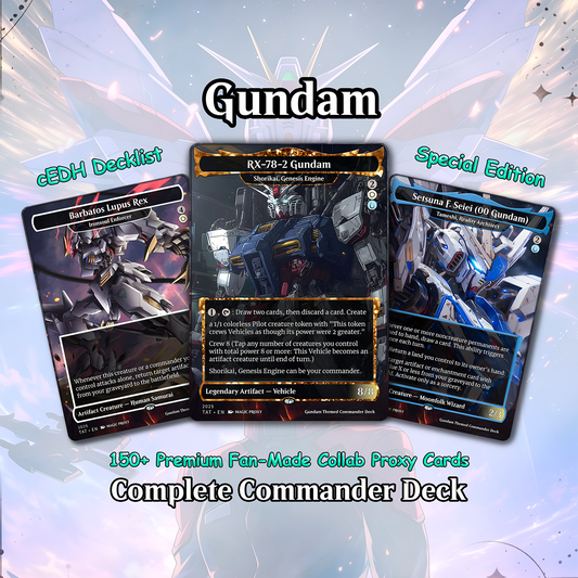 Mendicant Core Commander cEDH Deck - Mendicant Core Commander Magic Commander - Magic Proxy Deck with 160+ Unique Cards - Custom Cards MTG Proxy for Casual Play