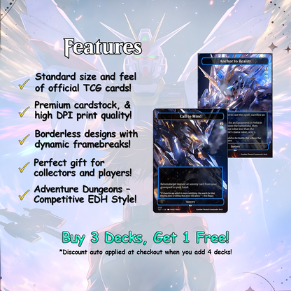 Mendicant Core Commander cEDH Deck - Mendicant Core Commander Magic Commander - Magic Proxy Deck with 160+ Unique Cards - Custom Cards MTG Proxy for Casual Play