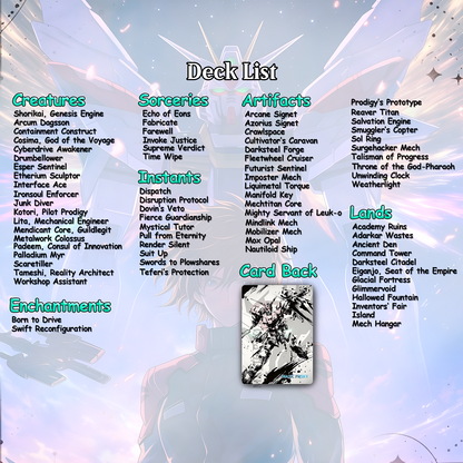 Mendicant Core Commander cEDH Deck - Mendicant Core Commander Magic Commander - Magic Proxy Deck with 160+ Unique Cards - Custom Cards MTG Proxy for Casual Play