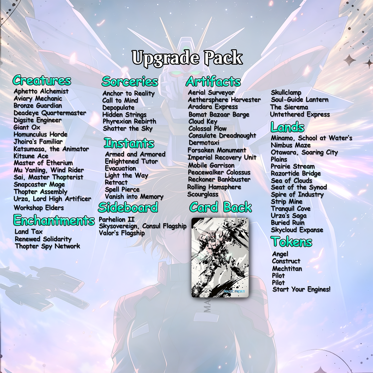 Mendicant Core Commander cEDH Deck - Mendicant Core Commander Magic Commander - Magic Proxy Deck with 160+ Unique Cards - Custom Cards MTG Proxy for Casual Play