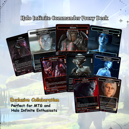 Halo Infinite Commander cEDH Deck - Halo Infinite Commander Magic Commander - Magic Proxy Deck with 170+ Unique Cards - Custom Cards MTG Proxy for Casual Play