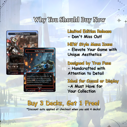 Halo Infinite Commander cEDH Deck - Halo Infinite Commander Magic Commander - Magic Proxy Deck with 170+ Unique Cards - Custom Cards MTG Proxy for Casual Play
