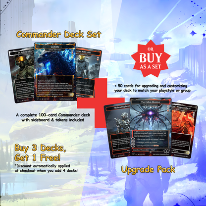 Halo Infinite Commander cEDH Deck - Halo Infinite Commander Magic Commander - Magic Proxy Deck with 170+ Unique Cards - Custom Cards MTG Proxy for Casual Play