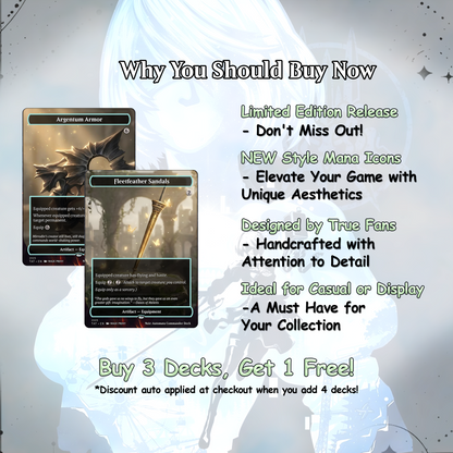 Neir: Automata Commander cEDH Deck - Fate - Grand Oder Commander Magic Commander - Magic Proxy Deck with 160+ Unique Cards - Custom Cards MTG Proxy for Casual Play