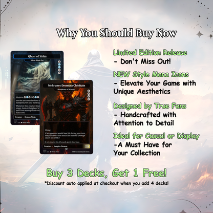 Oblivion Commander cEDH Deck - Oblivion Commander Magic Commander - Magic Proxy Deck with 150+ Unique Cards - Custom Cards MTG Proxy for Casual Play