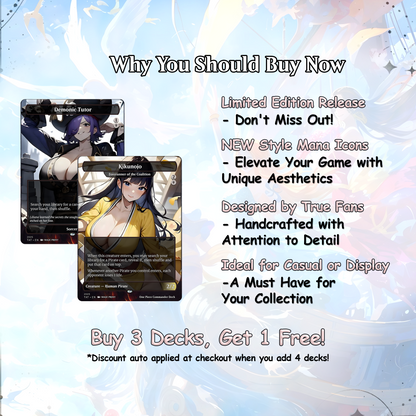 Complete Anime Pirate Tribal Deck, Custom Gift EDH Deck, Custom A.n.i.m.e O.P Pirate Deck, Treasure Tokens, A.d.m.i.r.a.l B.r.a.s.s Unsinkable