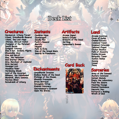 Overlord Zombie Tribal EDH Deck – Custom Anime-Inspired Deck