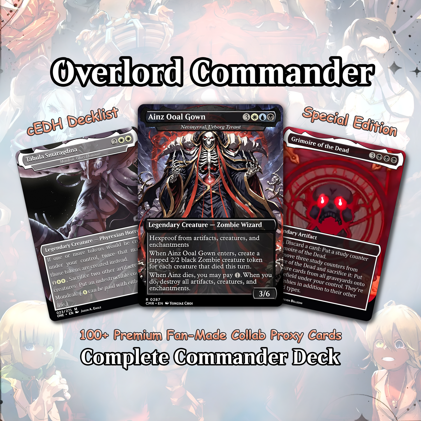 Overlord Zombie Tribal EDH Deck – Custom Anime-Inspired Deck