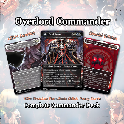 Overlord Zombie Tribal EDH Deck – Custom Anime-Inspired Deck