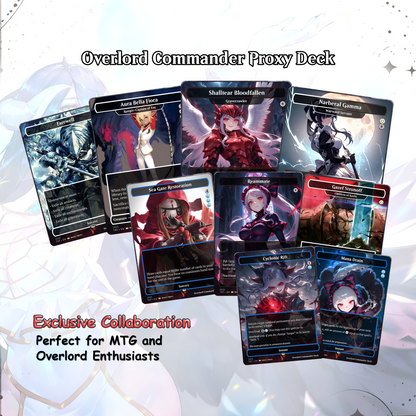 Overlord Commander cEDH Deck - Overlord Commander Magic Commander - Magic Proxy Deck with 160+ Unique Cards - Custom Cards MTG Proxy for Casual Play