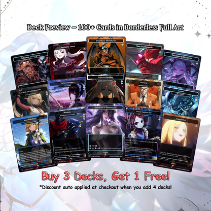 Overlord Commander cEDH Deck - Overlord Commander Magic Commander - Magic Proxy Deck with 160+ Unique Cards - Custom Cards MTG Proxy for Casual Play