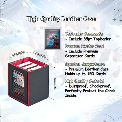 Rin and Seri Cat Dog Proxy Commander EDH Deck, 100 Cards + 8 Free Tokens | Cute Custom Full Art | MuraProxyArt