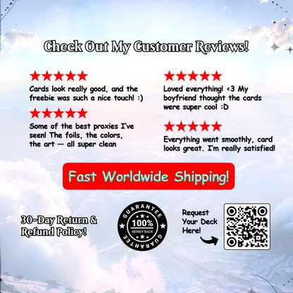 Rin and Seri Cat Dog Proxy Commander EDH Deck, 100 Cards + 8 Free Tokens | Cute Custom Full Art | MuraProxyArt