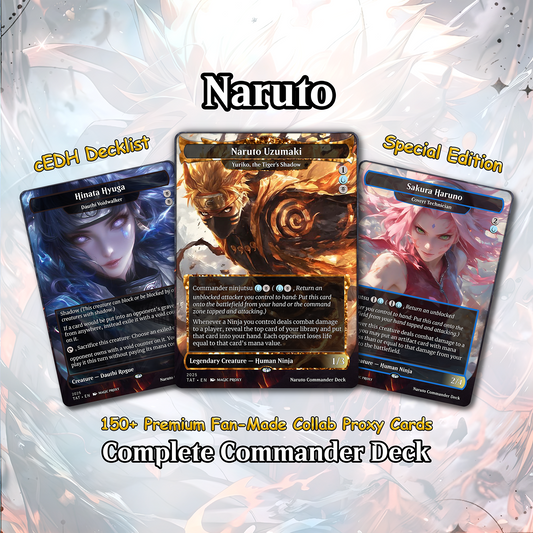 N.a.r.u.t.o N.i.n.j.a Commander Deck – Y.u.r.i.k.o R.e.i.m.a.g.i.n.e.d | F.a.s.t & S.n.e.a.k.y N.i.n.j.u.t.s.u EDH P.r.o.x.y