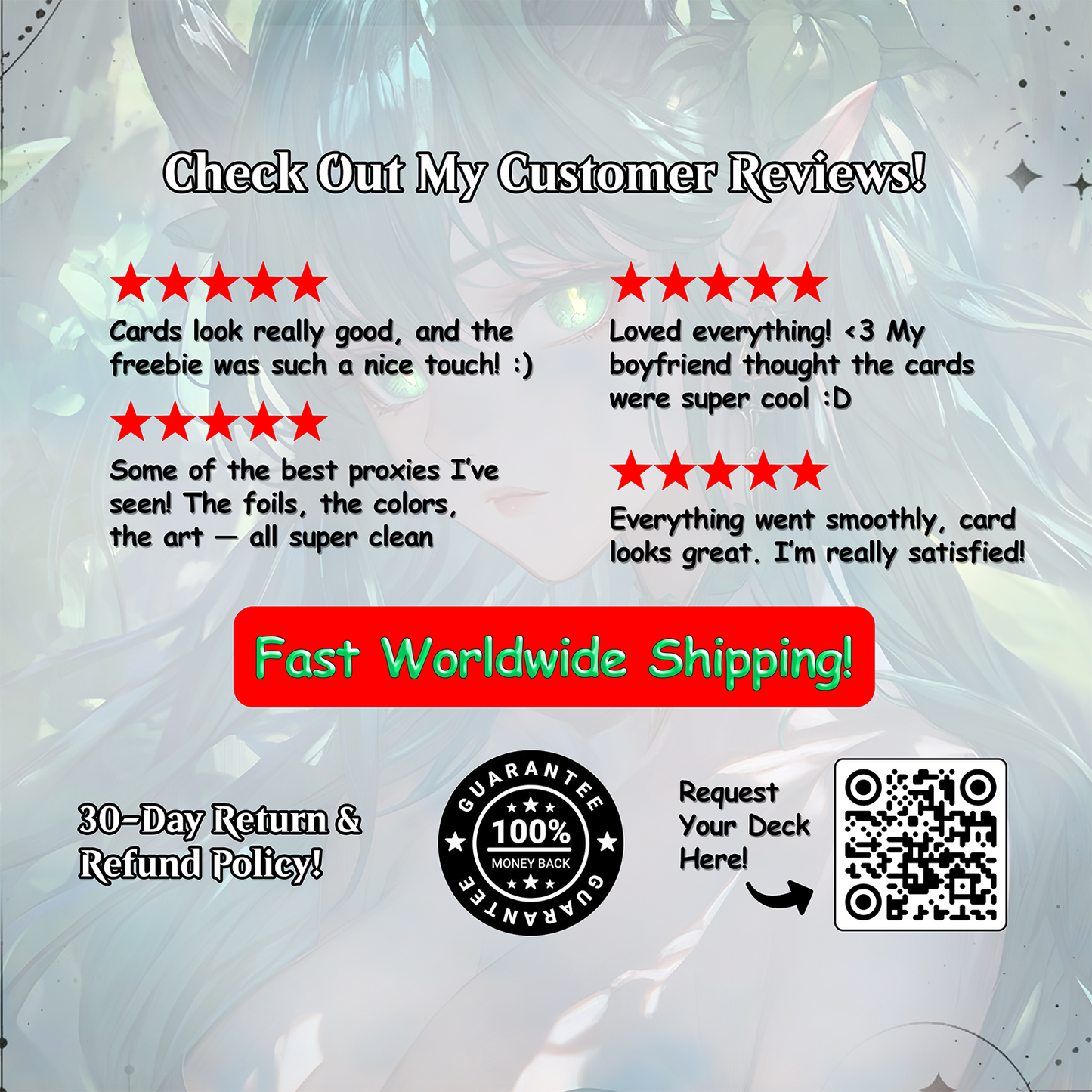 Lathril Blade of the Elves Anime Waifu Ready to Play Proxy Commander Deck Custom Proxy EDH Elf Tribal Elves High Quality Cards