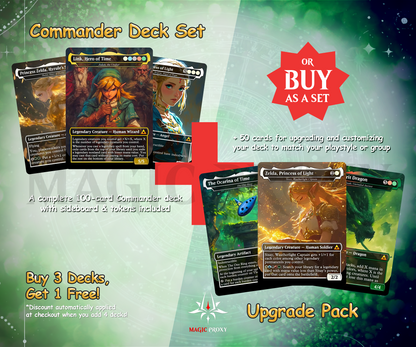 Saviors of Hyrule Commander cEDH Deck - Saviors of Hyrule Commander Magic Commander - Magic Proxy Deck with 160+ Unique Cards - Custom Cards MTG Proxy for Casual Play