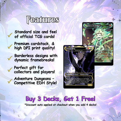 Solo Leveling Commander Deck • Solo Leveling Proxy Card • Custom Mtg Proxies • Mtg Proxy • Mtg Deck Box