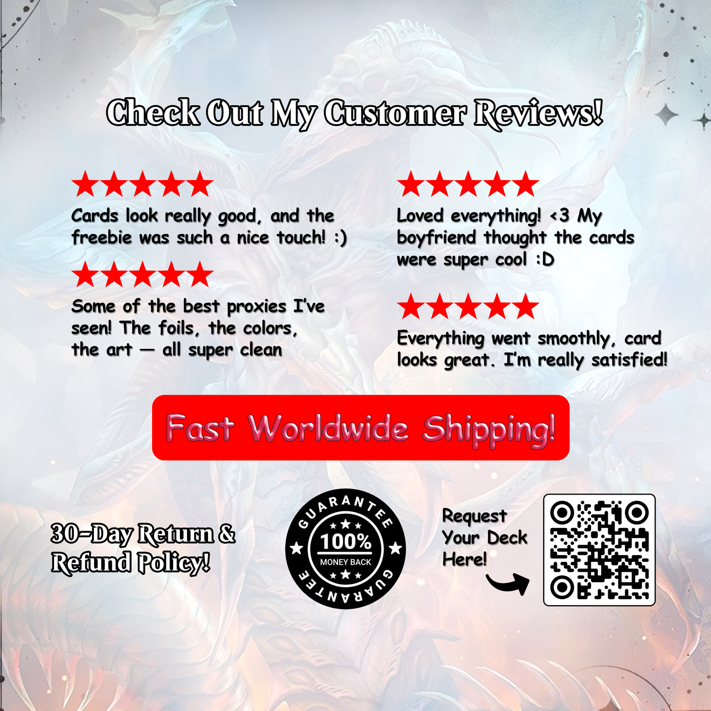 The First Sliver Custom Commander Deck - Proxy - Perfect Magic Gift - Tokens Included - Sliver Tribal Deck - Premium 110 card EDH Deck