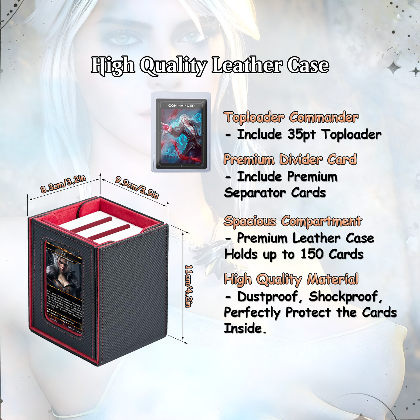 The Witcher Commander cEDH Deck - The Witcher Commander Magic Commander - Magic Proxy Deck with 160+ Unique Cards - Custom Cards MTG Proxy for Casual Play