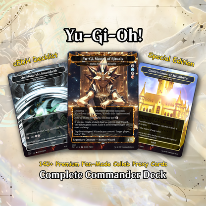 Yu-Gi-Oh! cEDH Deck - Yu-Gi-Oh Magic Commander - Magic Proxy Deck with 150+ Unique Cards - Custom Cards MTG Proxy for Casual Play