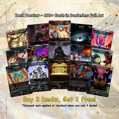 Yu-Gi-Oh! cEDH Deck - Yu-Gi-Oh Magic Commander - Magic Proxy Deck with 150+ Unique Cards - Custom Cards MTG Proxy for Casual Play