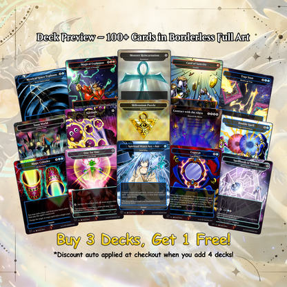 Yu-Gi-Oh! cEDH Deck - Yu-Gi-Oh Magic Commander - Magic Proxy Deck with 150+ Unique Cards - Custom Cards MTG Proxy for Casual Play