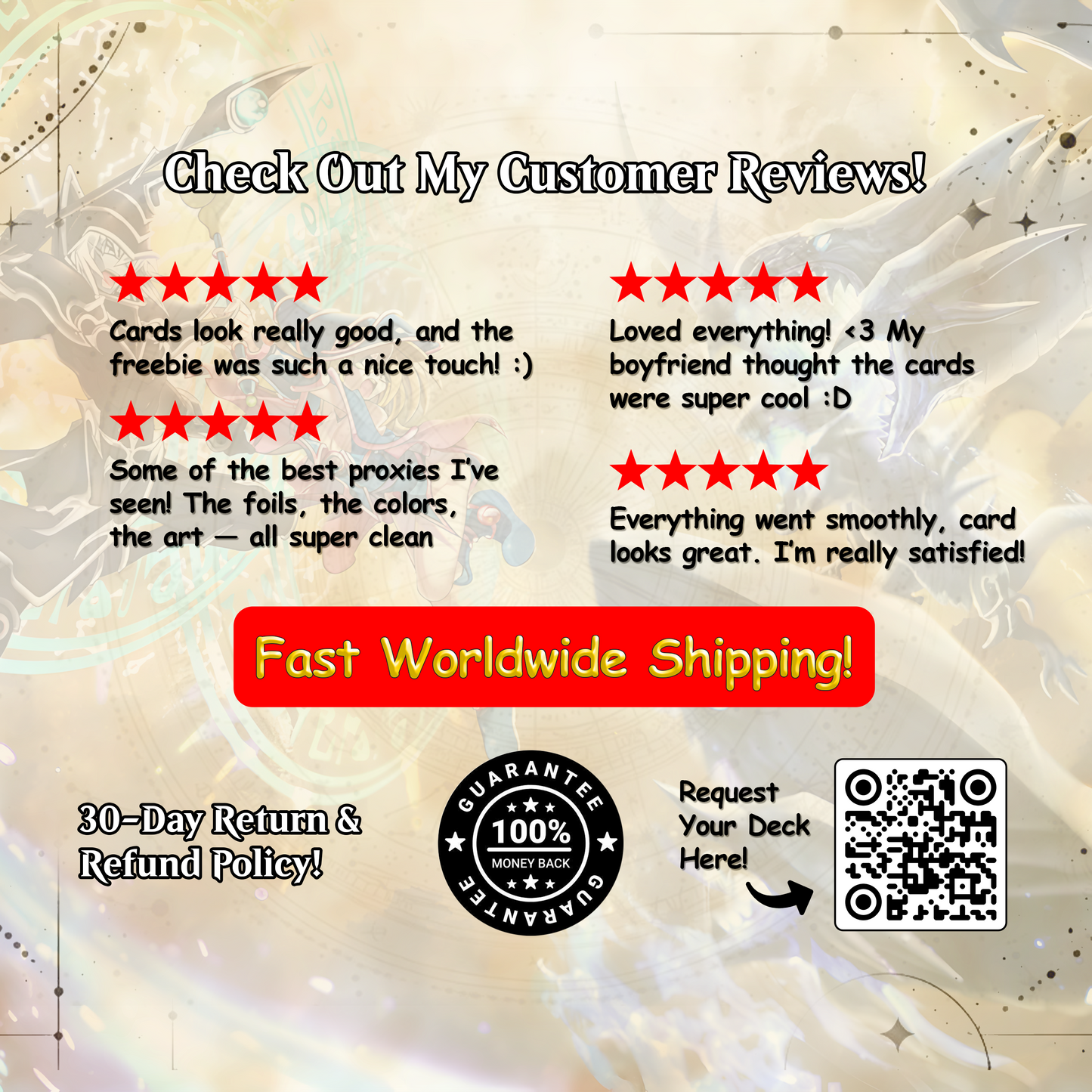 Yu-Gi-Oh! cEDH Deck - Yu-Gi-Oh Magic Commander - Magic Proxy Deck with 150+ Unique Cards - Custom Cards MTG Proxy for Casual Play