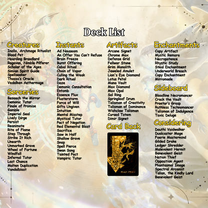 Yu-Gi-Oh! cEDH Deck - Yu-Gi-Oh Magic Commander - Magic Proxy Deck with 150+ Unique Cards - Custom Cards MTG Proxy for Casual Play