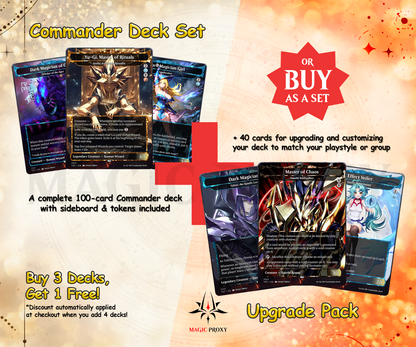 Yu-Gi-Oh! cEDH Deck - Yu-Gi-Oh Magic Commander - Magic Proxy Deck with 150+ Unique Cards - Custom Cards MTG Proxy for Casual Play