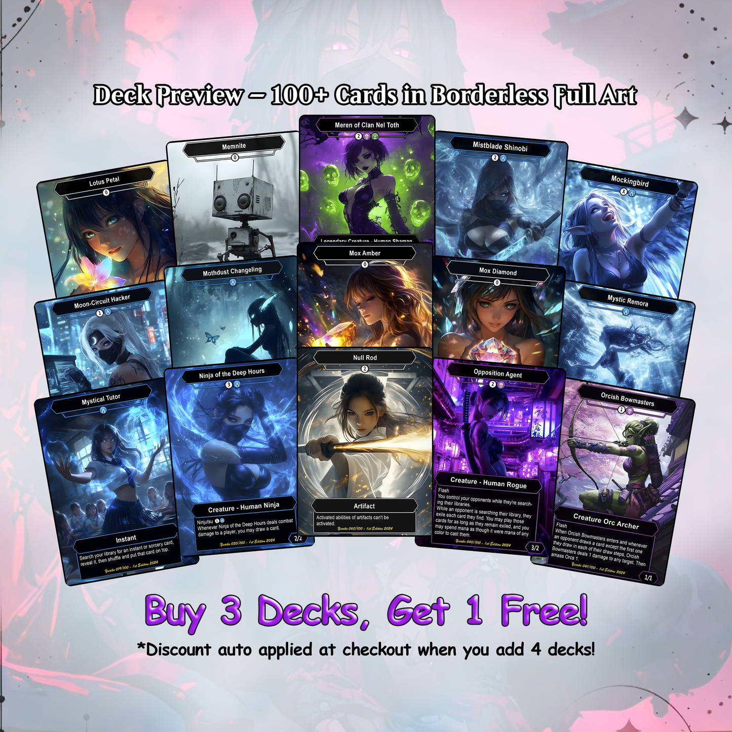 Yuriko Commander Ninja Deck – Custom Cards for Casual Play