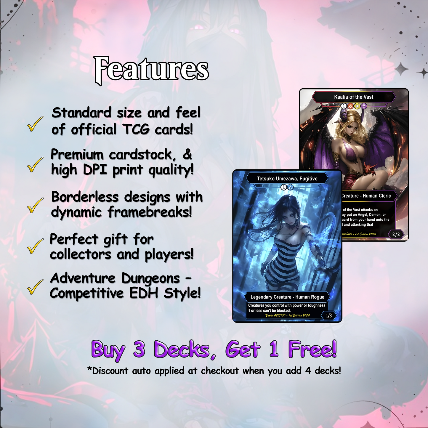 Yuriko Commander Ninja Deck – Custom Cards for Casual Play